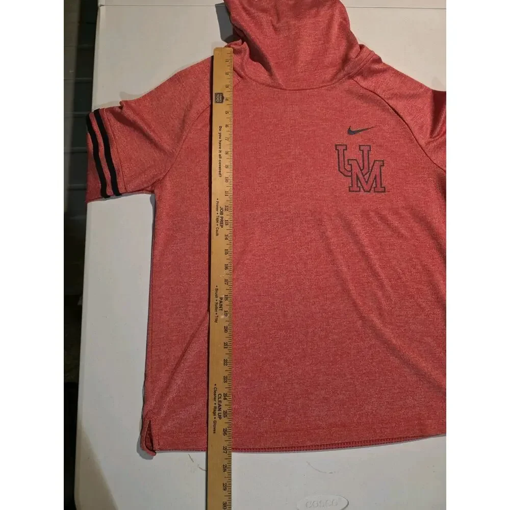 Nike Dri-Fit Ole Miss Rebels Funnel Neck Pullover Women’s Large Red Athletic